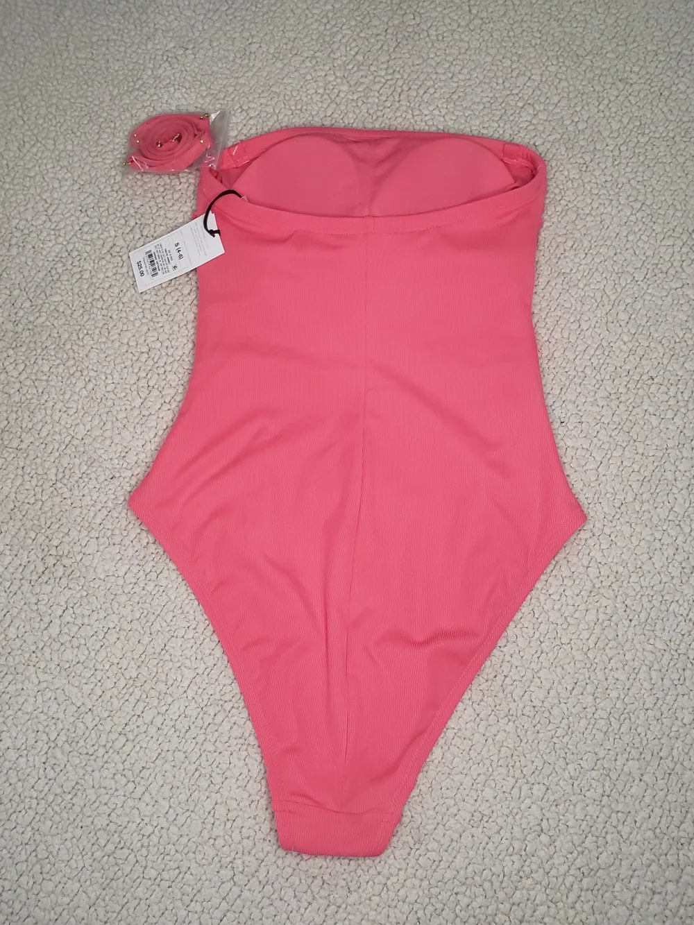 SHADE & SHORE Vibrant Pink Strapless One-Piece Swimsuit | Small NEW